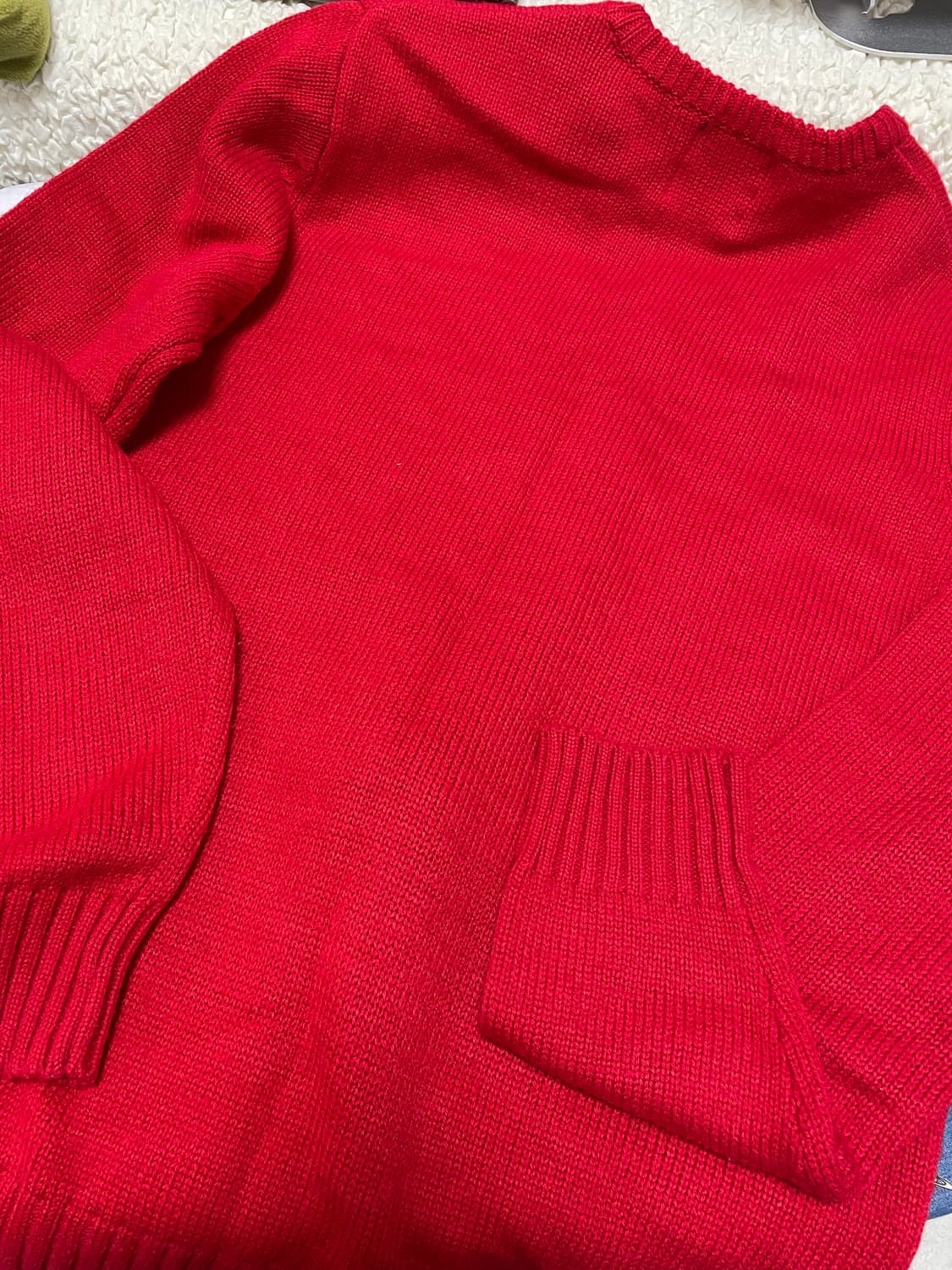 빈티지 크리스마스 니트 상품이미지3