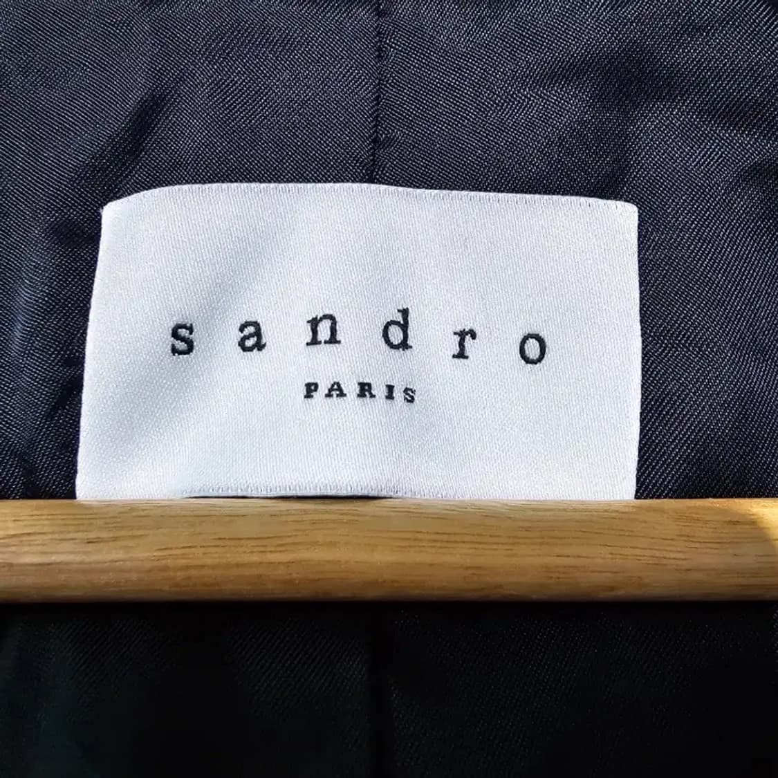 산드로 가죽 라이더 자켓 브라운~55 상품이미지9