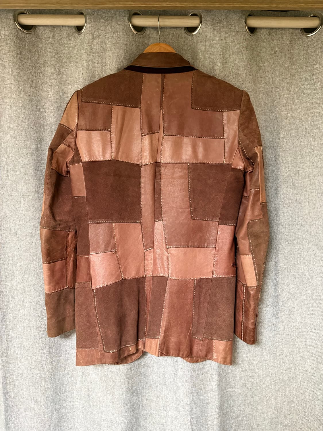 Number Nine 01ss 레더패치 블레이저 자켓 2 상품이미지2