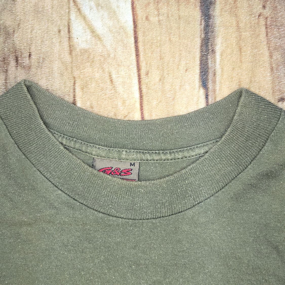 90s Gordon and Smith 싱글스티치 루프휠 티셔츠 M 상품이미지3