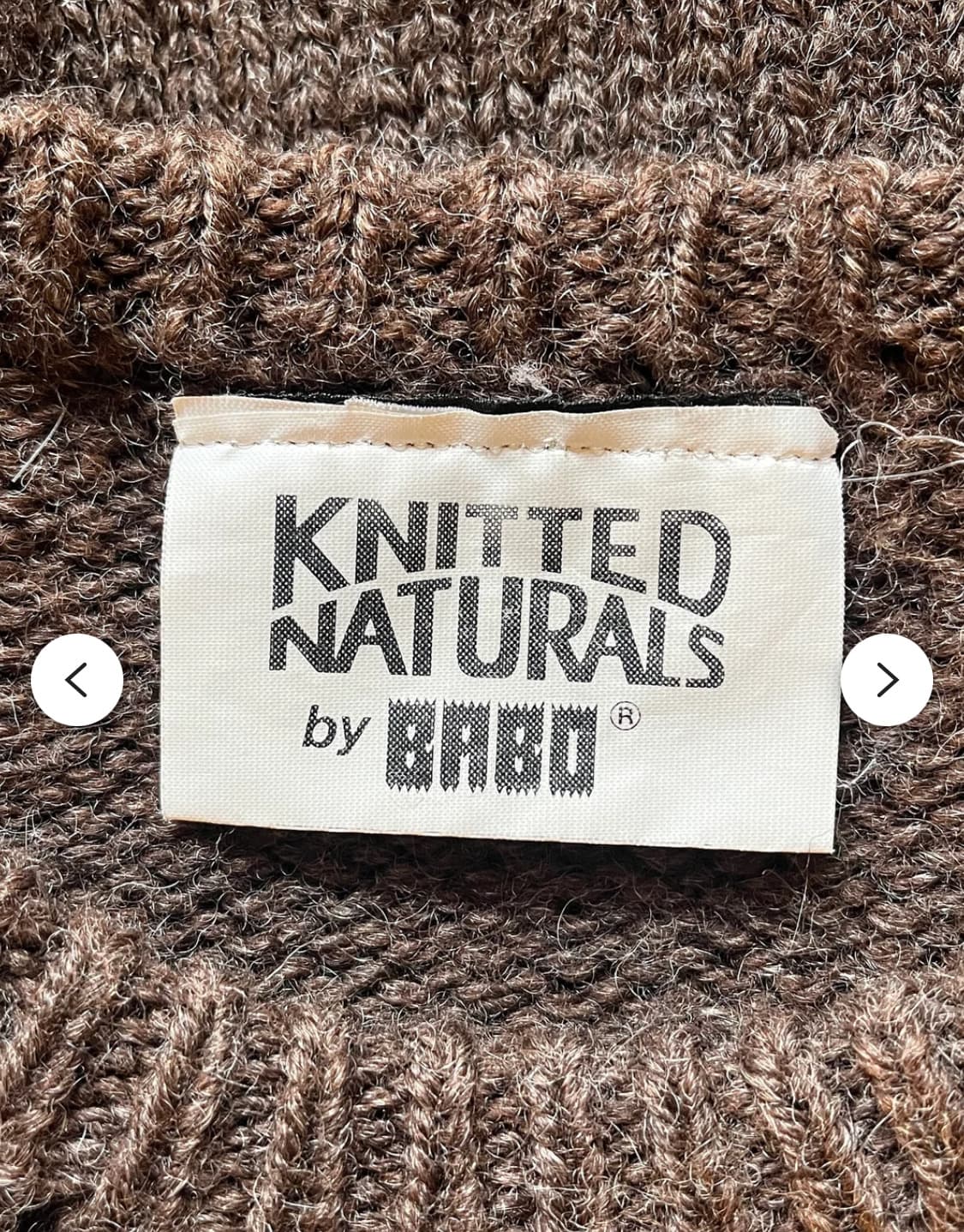 [M] 80s 오스트레일리아 빈티지  퓨어울 코알라 니트 상품이미지9