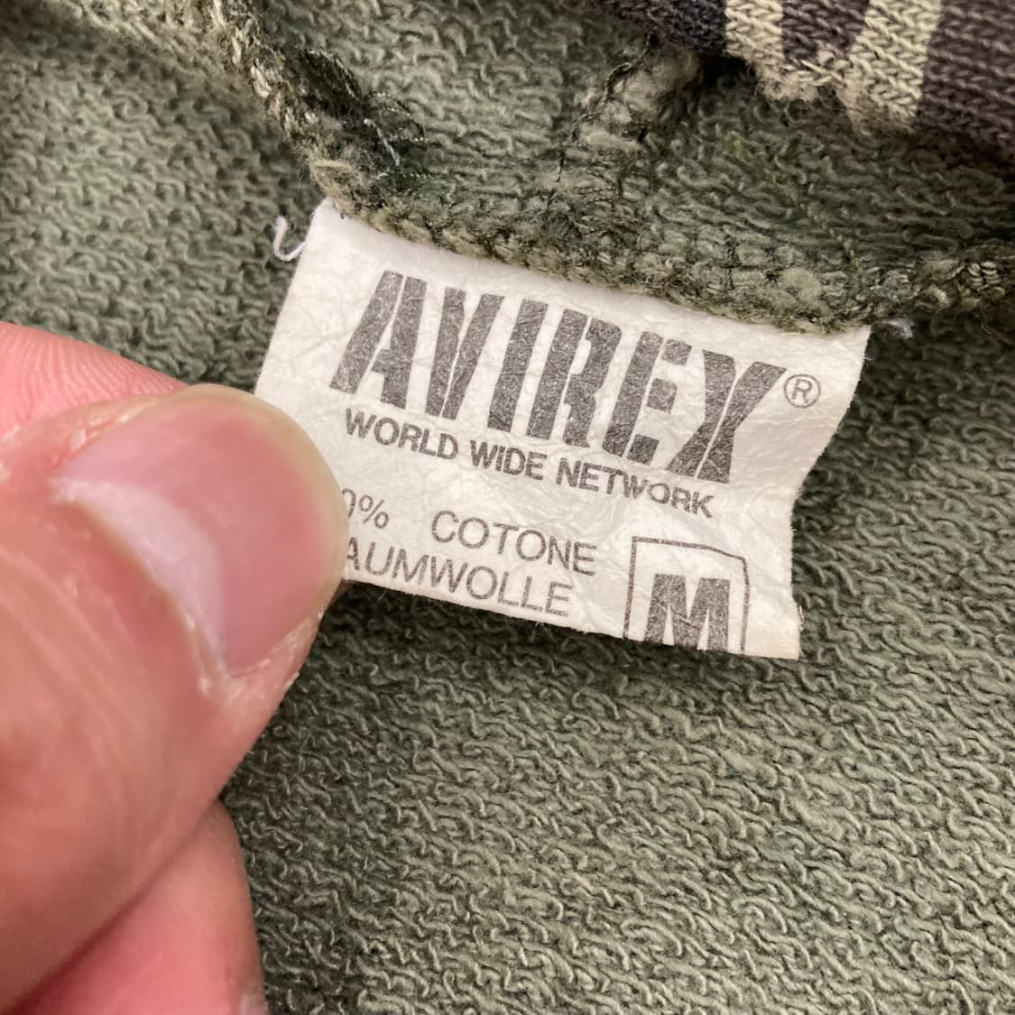 AVIREX 아비렉스 카모플라주 데미지 디테일 후드집업 상품이미지7