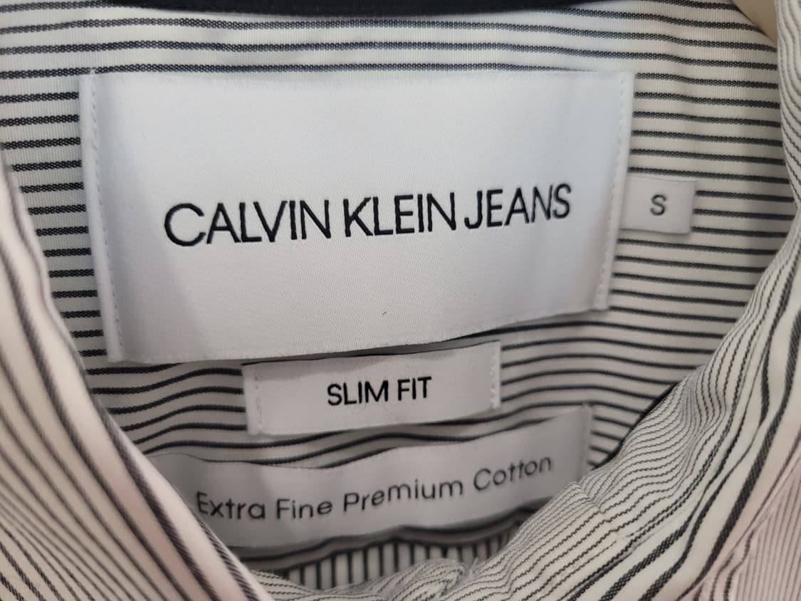 캘빈클라인 남성 스트라이프 믹스패턴 긴팔 셔츠 S사이즈 상품이미지3