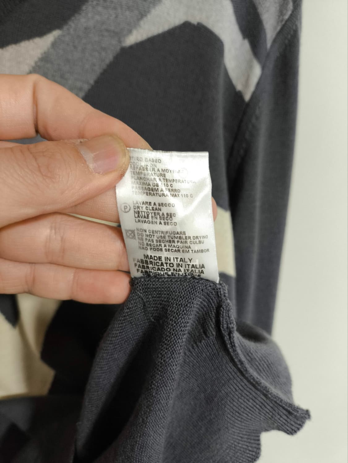 M 베르사체 콜렉션 메리노울 니트 상품이미지5