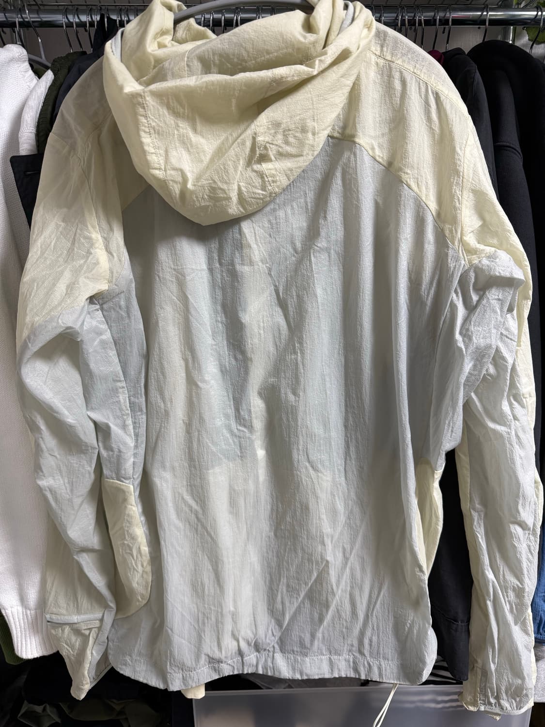 산산기어 에어대쉬 자켓 바람막이 아이스 베이지 3 size 상품이미지3