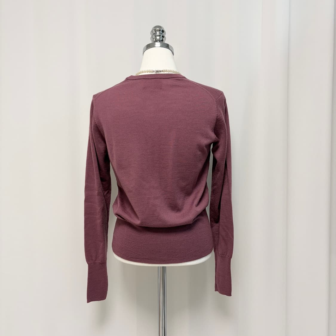 비비안웨스트우드 레드라벨 핑크 울 가디건 상품이미지6