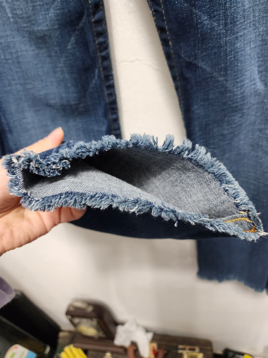 트루릴리젼 USA 데님 컷팅진 상품이미지5