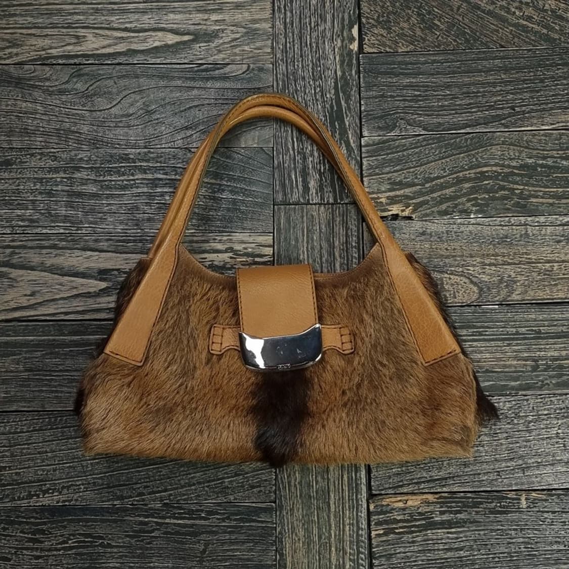 [토즈 송치 퍼 리얼 레더 숄더백 P01265 상품이미지2