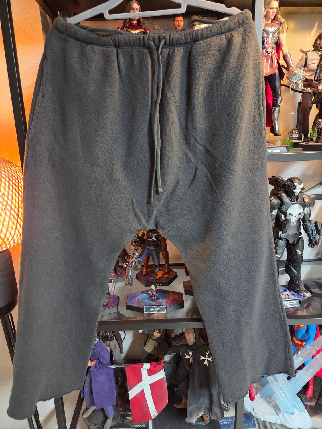 R13 필드 스웻 팬츠 빈티지 블랙 라지 상품이미지10