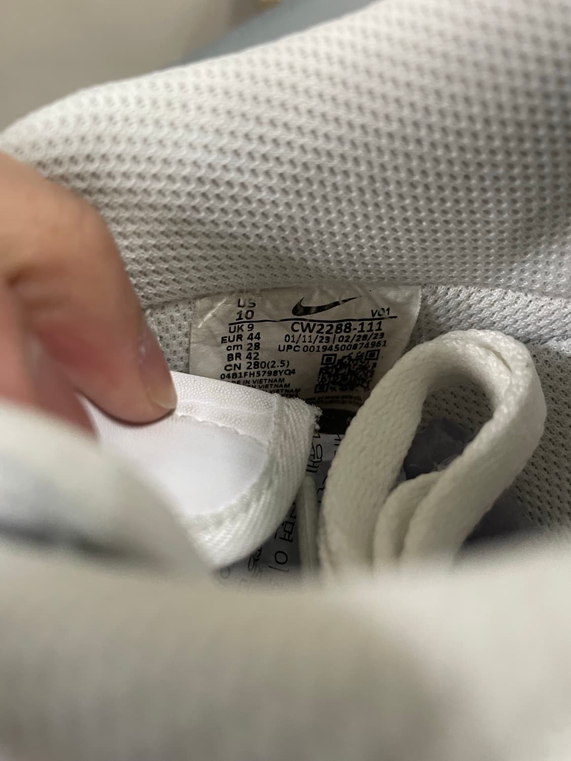 나이키 에어포스1 로우 화이트 280 상품이미지9