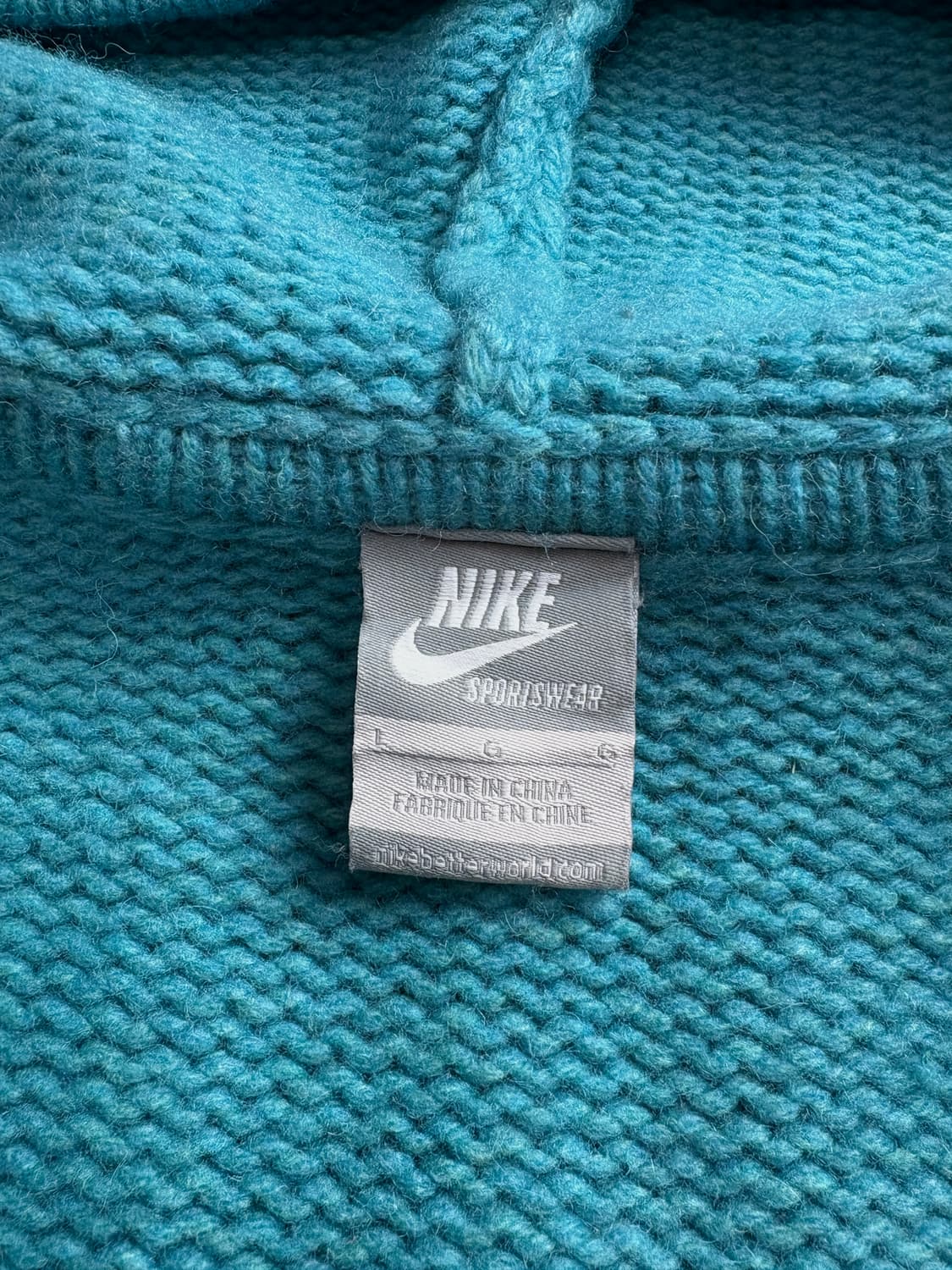 00s 나이키 퓨추라 윈드러너 배색 니트 집업 2704 상품이미지3