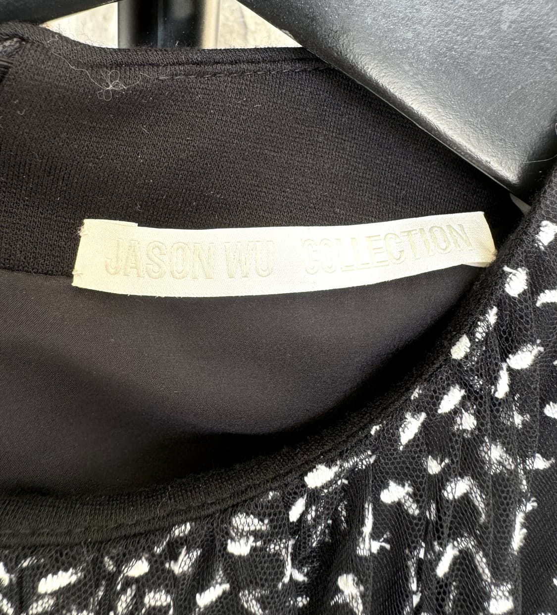 새상품 컨디션 Jason Wu 블랙 물방울 미디 원피스 사이즈 0(44사 상품이미지10