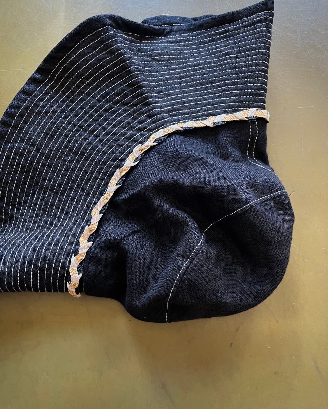 CA4LA Japan Ribbon Trim Linen Bucket Hat 상품이미지5