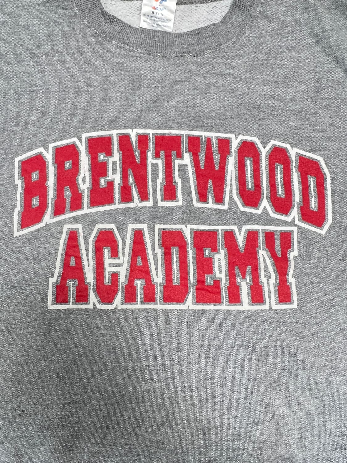 Jerzees Brentwood Academy 맨투맨 그레이 XL 상품이미지2