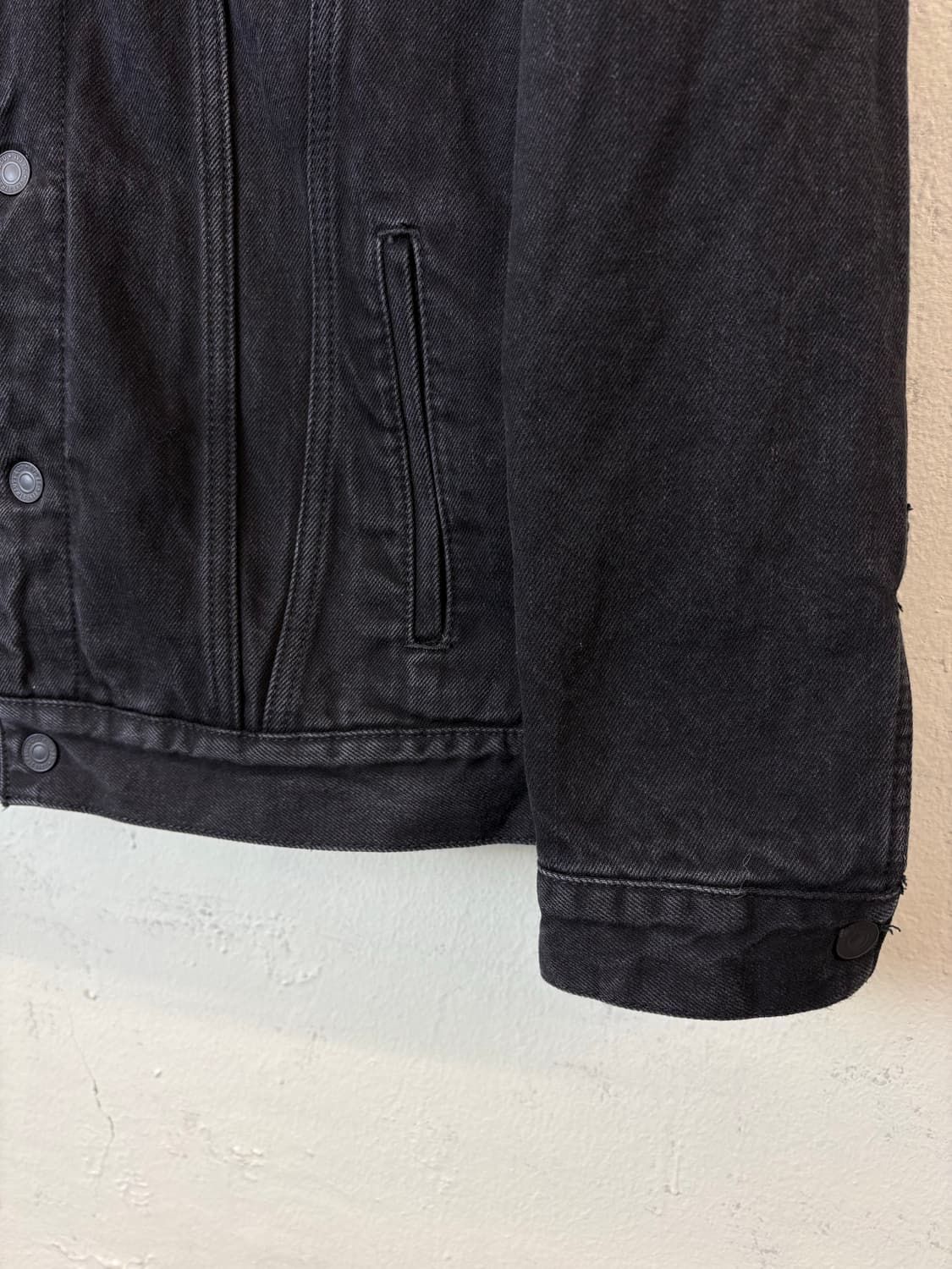 리바이스 빈티지 블랙 데님 쉐르파 자켓 상품이미지3