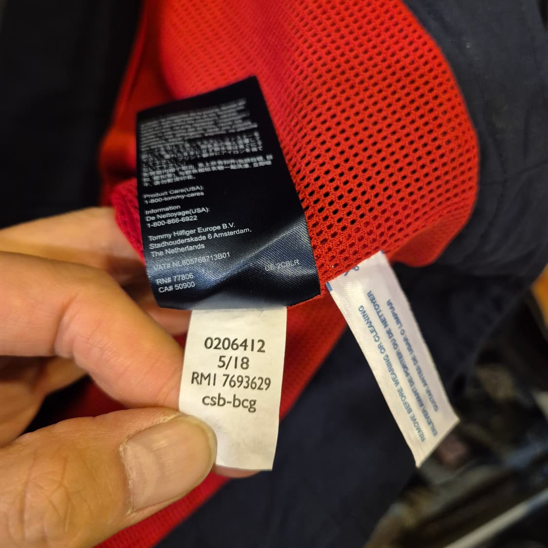 여성-M 타미힐피거 네이비 봄자켓 상품이미지5