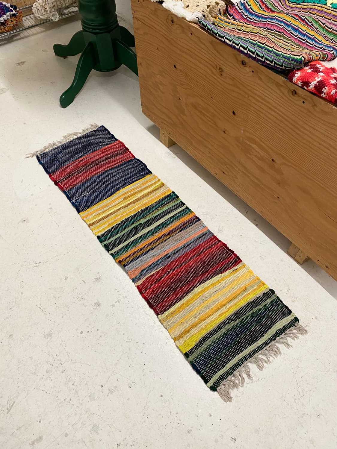 VTG hand made chindi rug 핸드메이드 신디 러그 상품이미지6