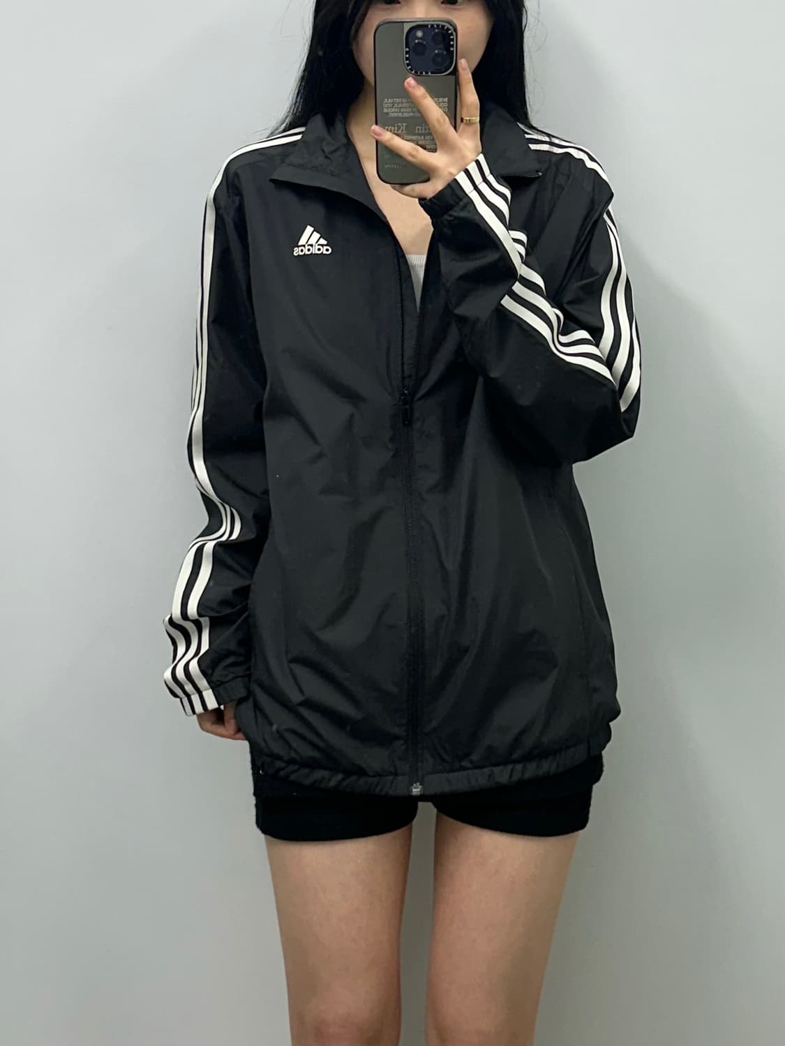 아디다스 사이드라인 블랙 바람막이 상품이미지1