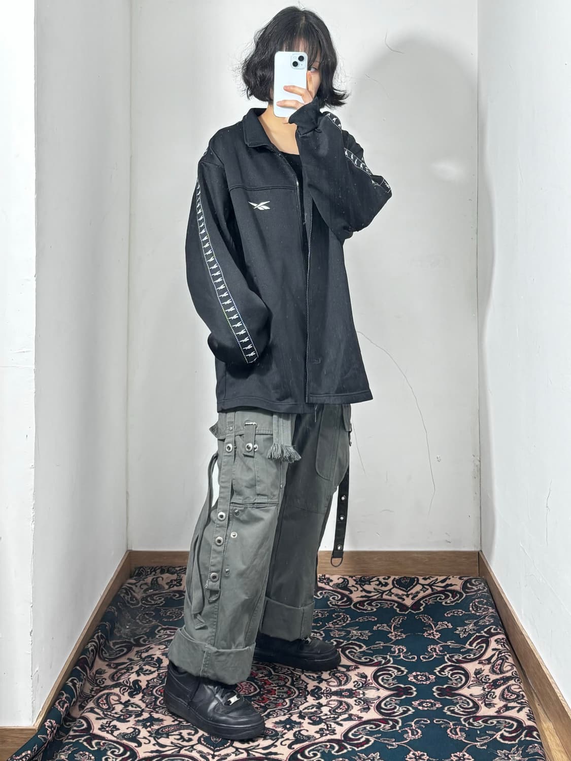 리복 블랙 져지  상품이미지2