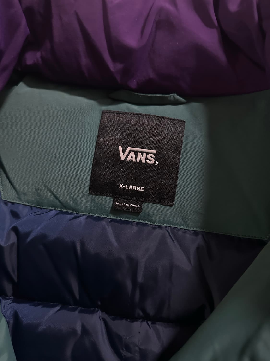 반스  컬러블록 패딩 조끼 상품이미지4