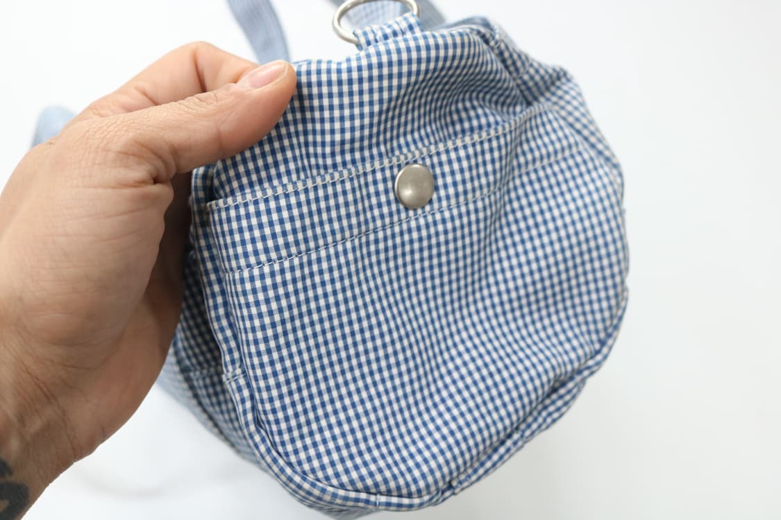 포터 x 아트모스 협업 깅엄 체크 더플백 상품이미지7