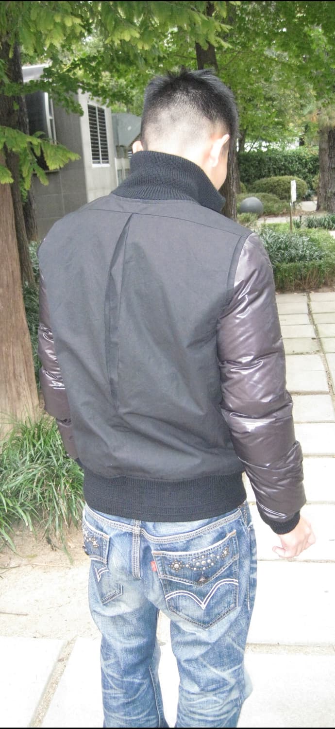 The Viridi Anne 스위칭 다운 봄버 자켓 상품이미지5