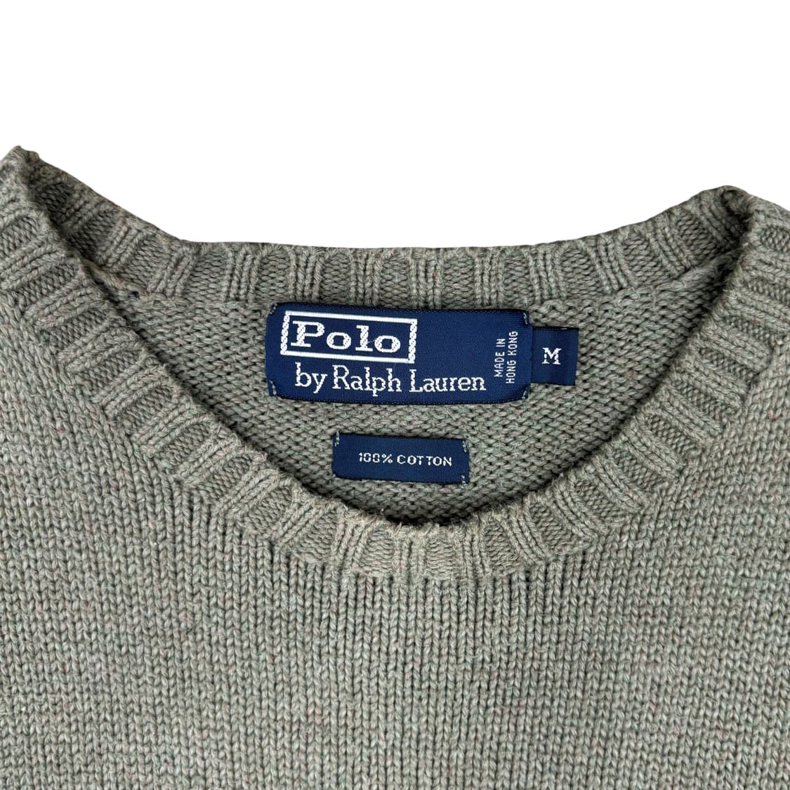 90's 폴로 코튼 스웨터 상품이미지4