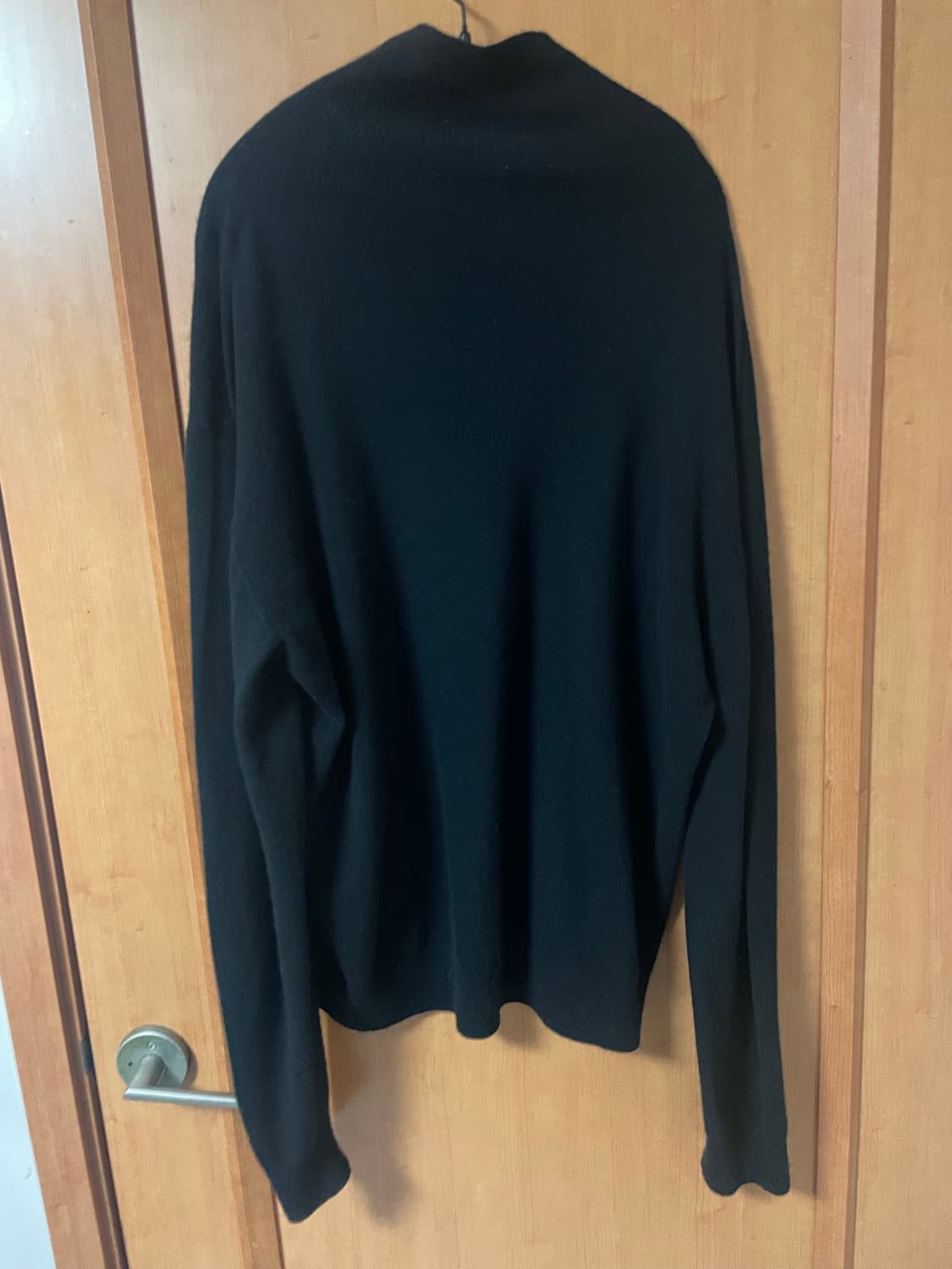 스테디에브리웨어 릴렉스드 울 캐시미어 터틀넥 니트 (블랙) 2사이즈 상품이미지2