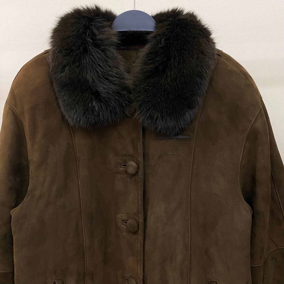 지아니 발렌티노 양가죽 양털 퍼 코트 무스탕 상품이미지3