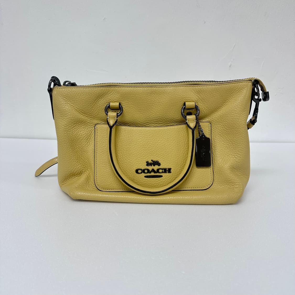 COACH 코치 미니 옐로우 숄더백 토트백 가방 상품이미지2