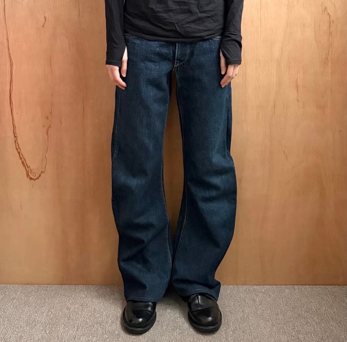 wjk 바나나 플레어 데님 상품이미지1