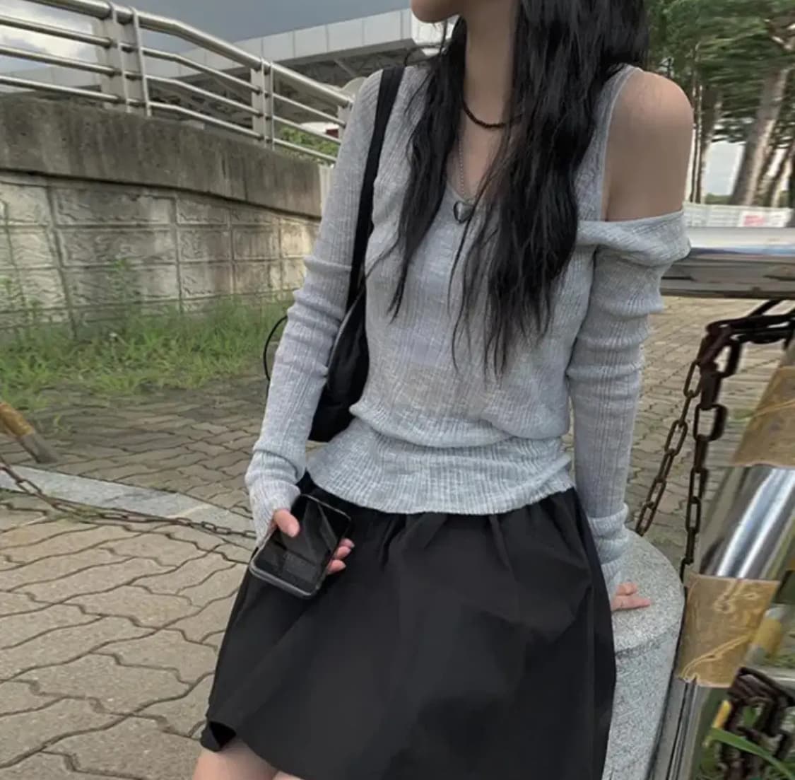 애니원모어 여리 썸머 레이어드 티셔츠 나시 상품이미지1
