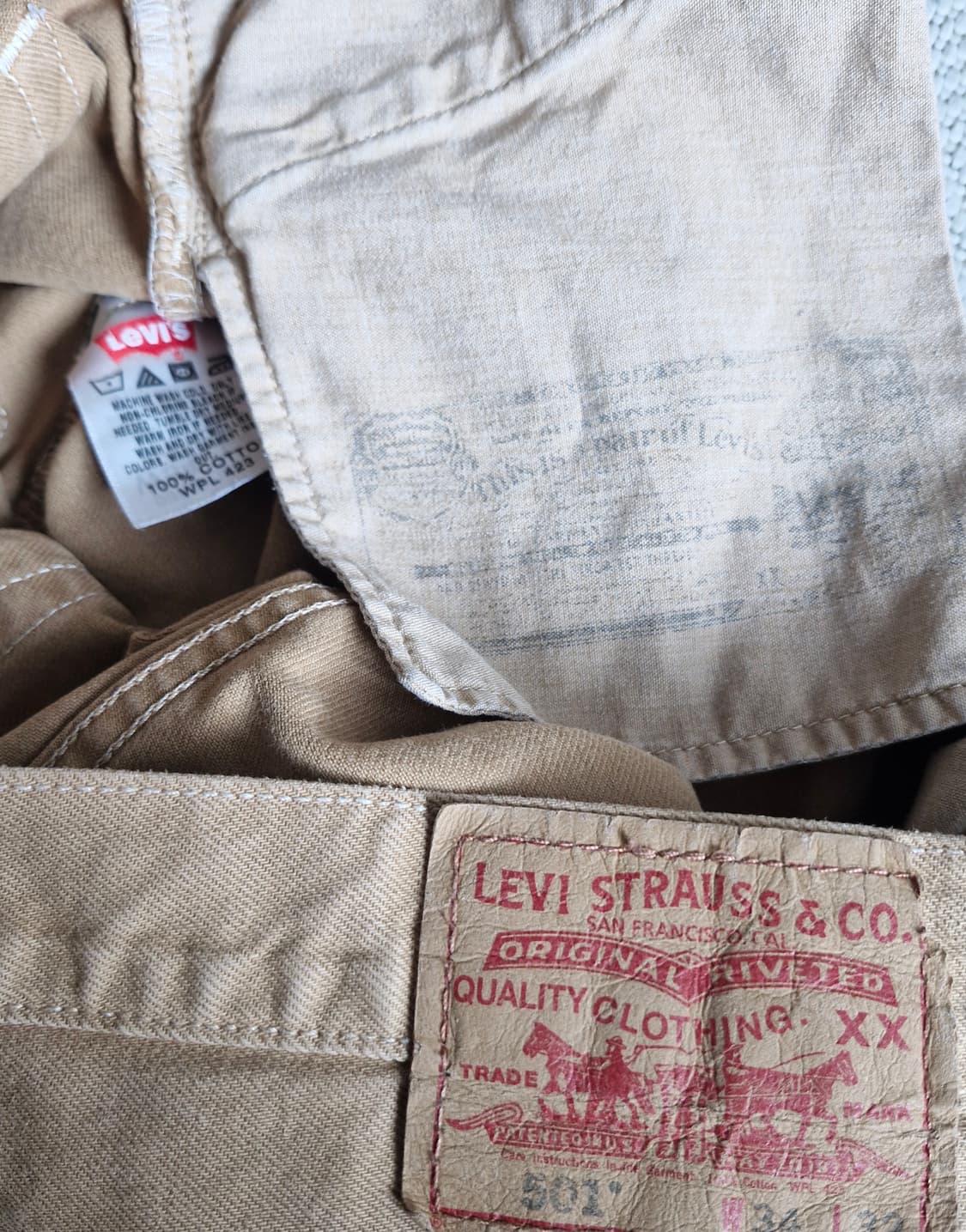 빈티지 리바이스 501 W34 상품이미지7