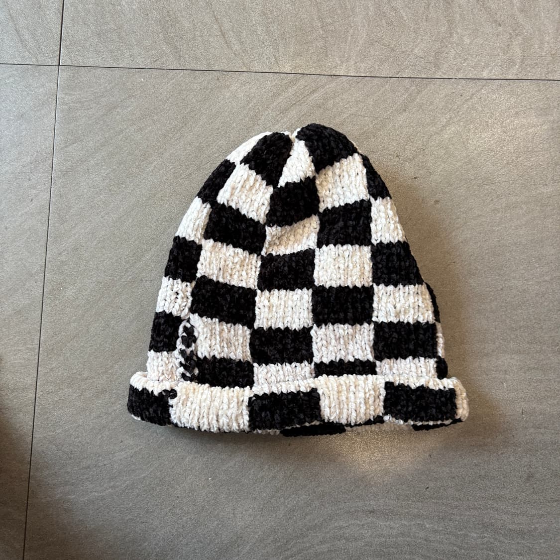 스투시 크로쉐 체커드 비니 상품이미지4