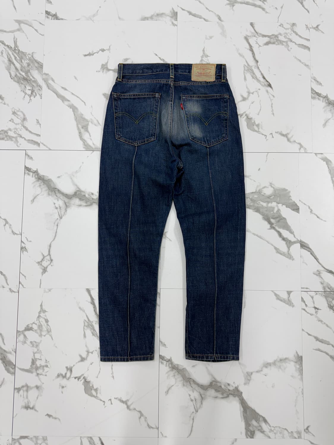 LVC 리바이스 빈티지 클로딩 701 핀턱 셀비지 데님 팬츠 상품이미지2