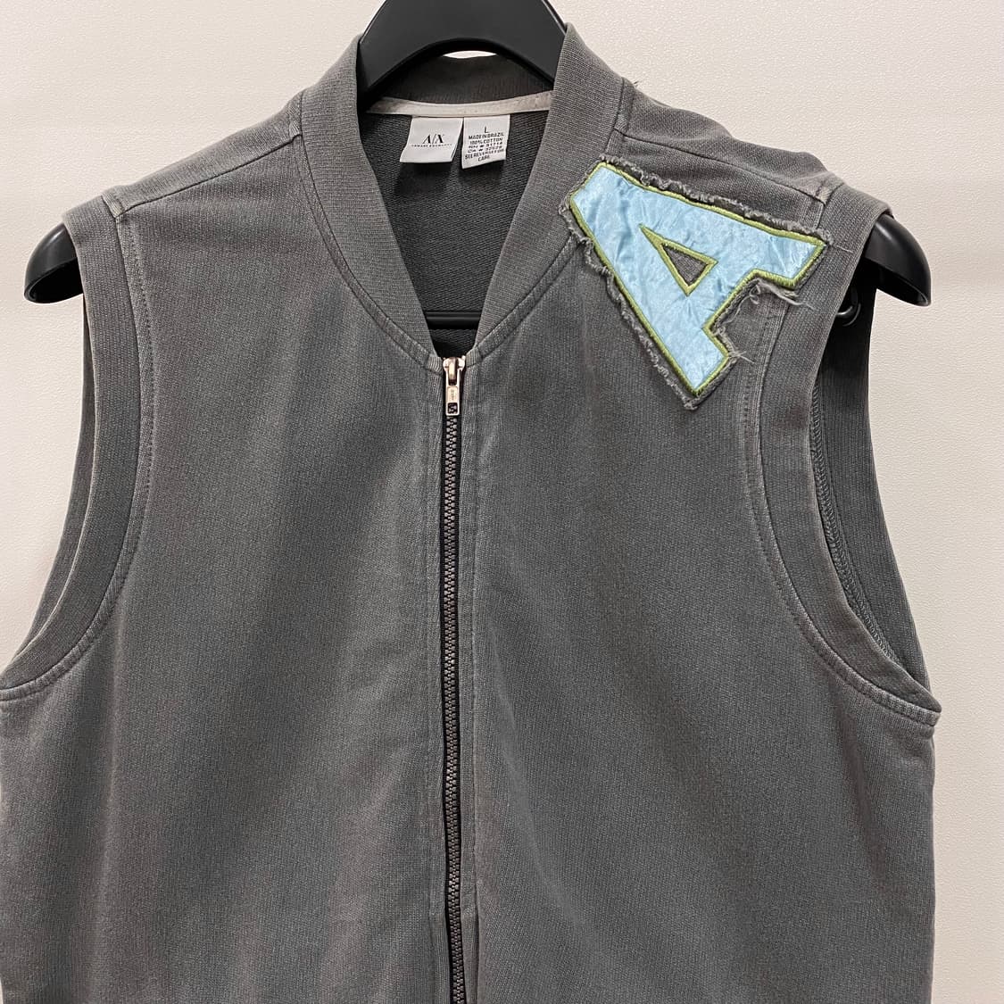 알마니 익스체인지 코튼 집업 조끼 상품이미지3