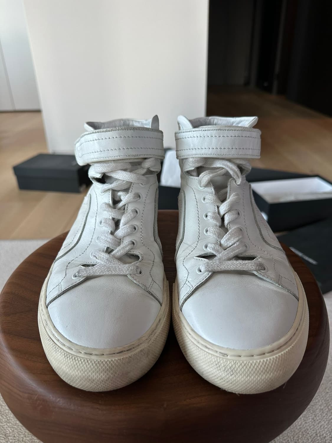 PIERRE HARDY LEATHER HIGHTOP SNEAKER 상품이미지1