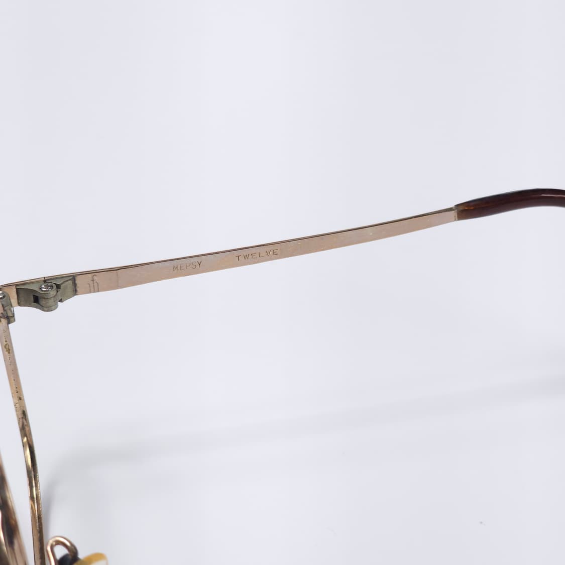 90's 14K 도금 올드빈티지 안경 상품이미지5