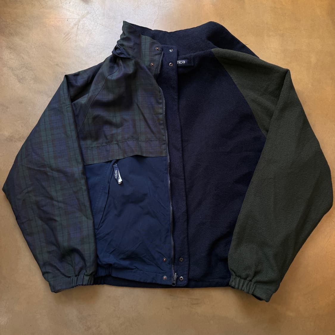 90S 노티카 타탄체크 플리스 리버서블 자켓  상품이미지3