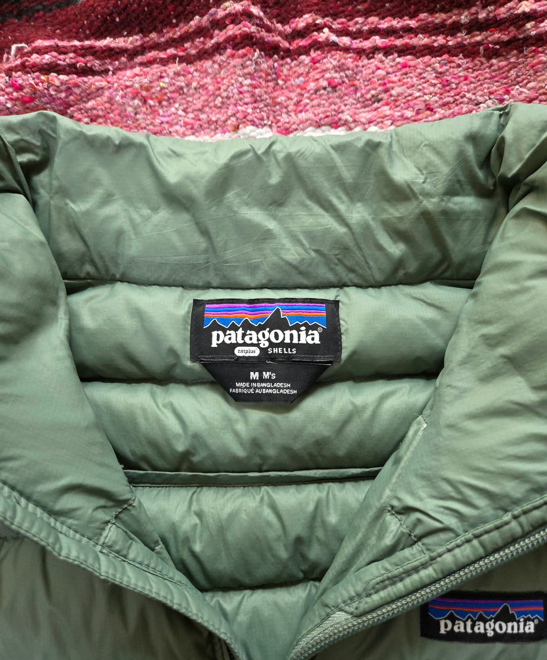 (M)파타고니아 세이지그린 패딩 다운스웨터 자켓 상품이미지4