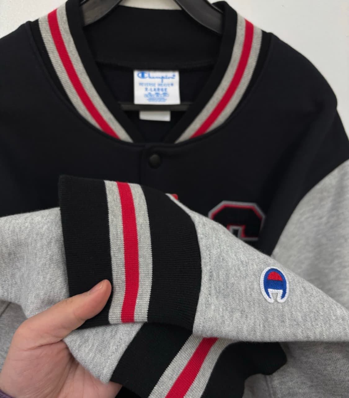 새상품)챔피온 리버시위브 블루종 점퍼 상품이미지4