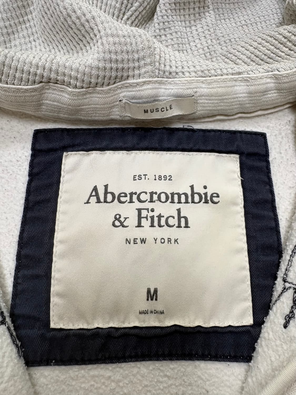 아베크롬비 후드집업 화이트 m 상품이미지2