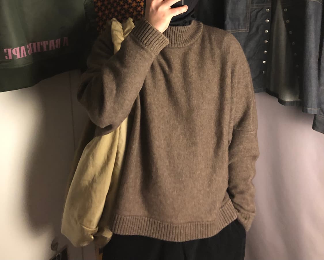 요코 사카모토 야크 울 니트 상품이미지1