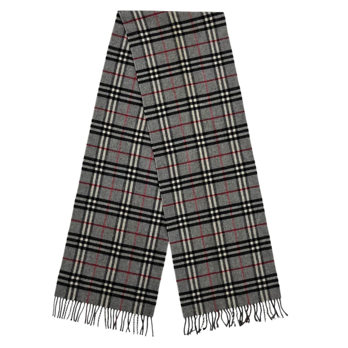 버버리 그레이 노바체크 램스울 머플러 상품이미지4