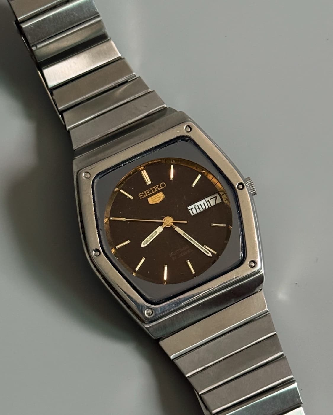 vintage SEIKO 5 Automatic metal watch 상품이미지1