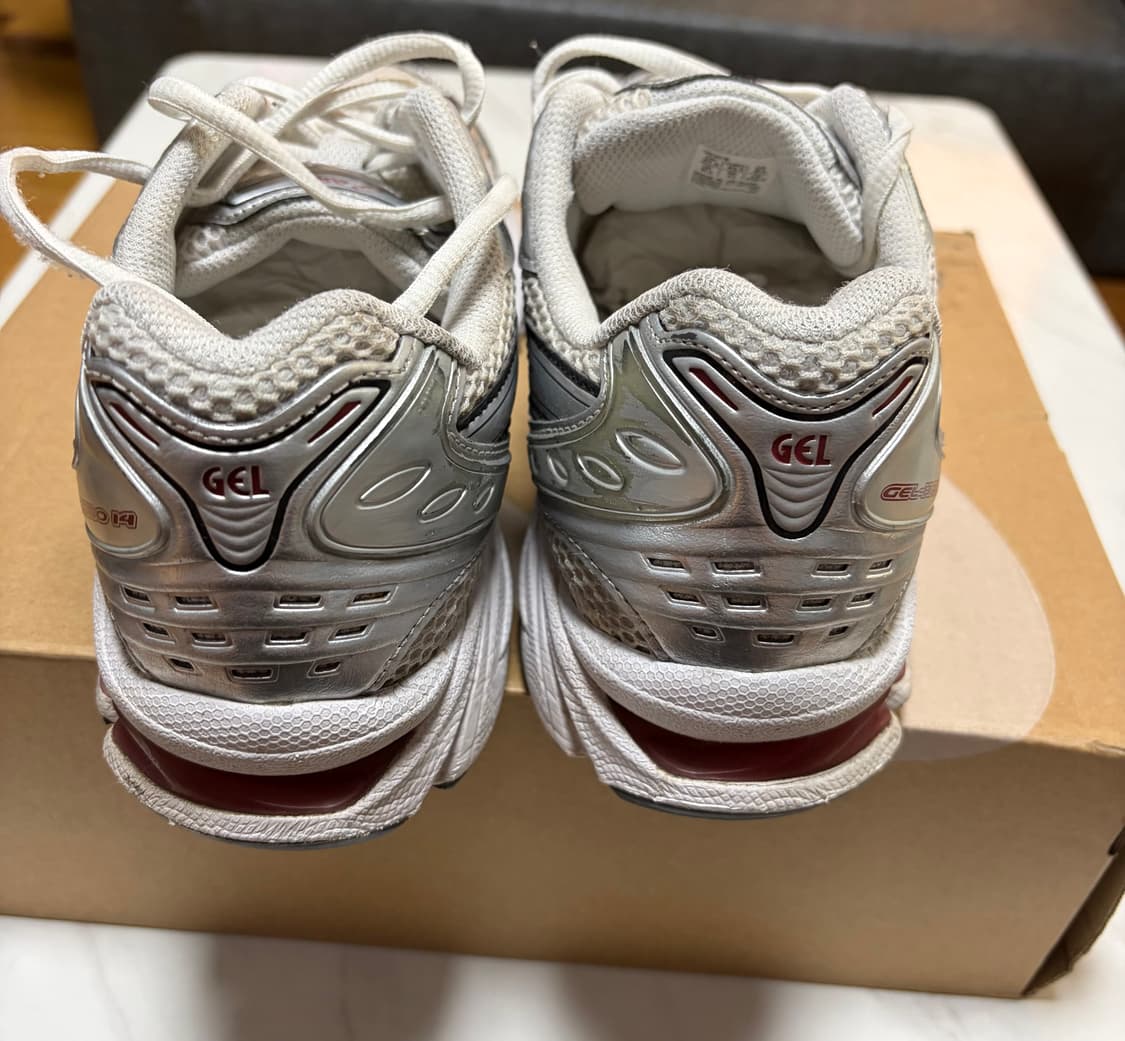 아식스 젤 카야노 14 화이트 퓨어 실버 레드 상품이미지7