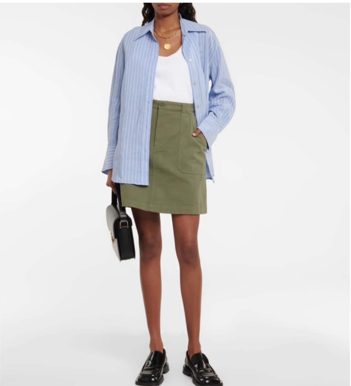 아페쎄 apc 레아 코튼 트윌 미니스커트  상품이미지1