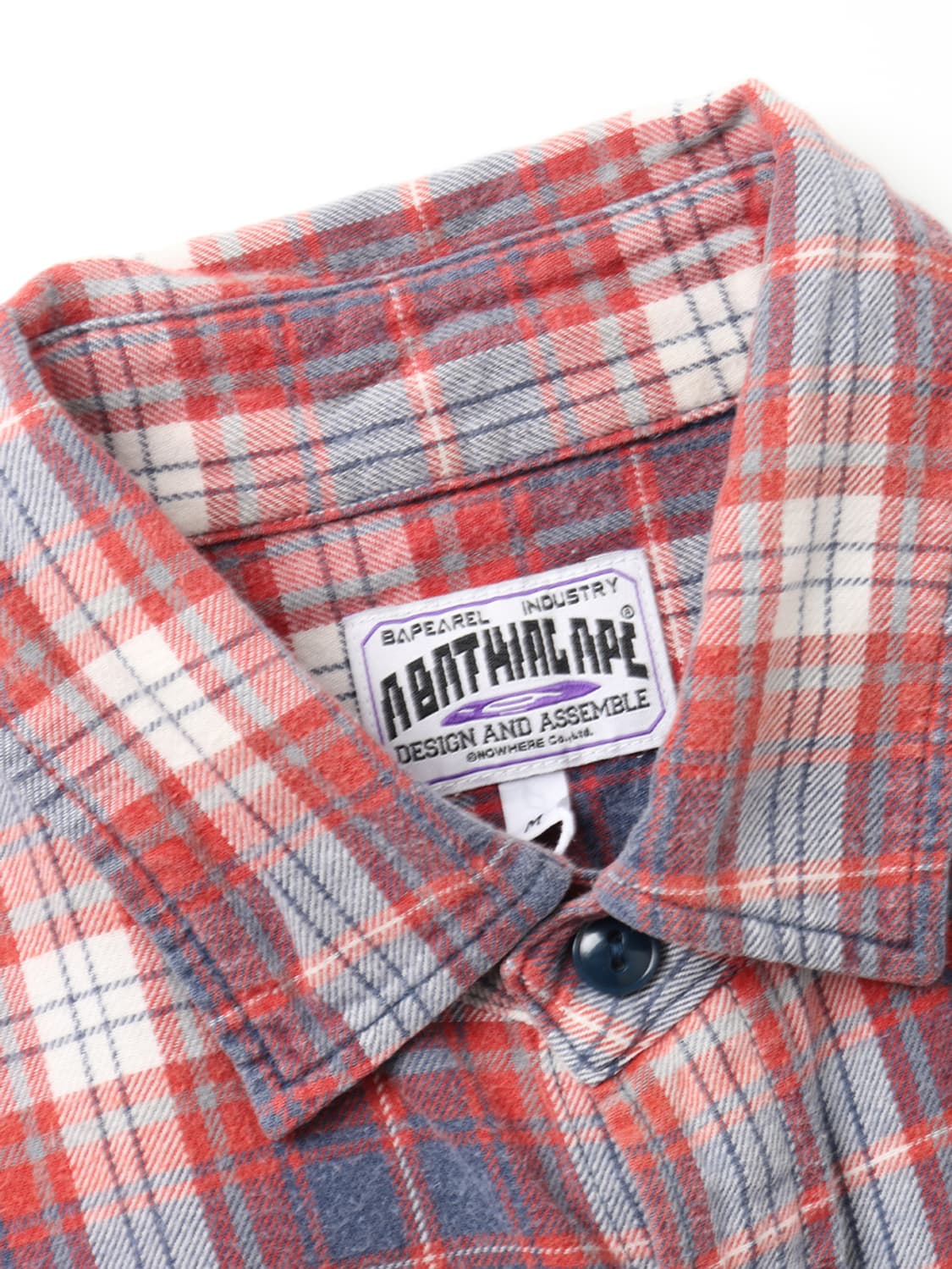 베이프 A BATHING APE Plaid Shirt 상품이미지4