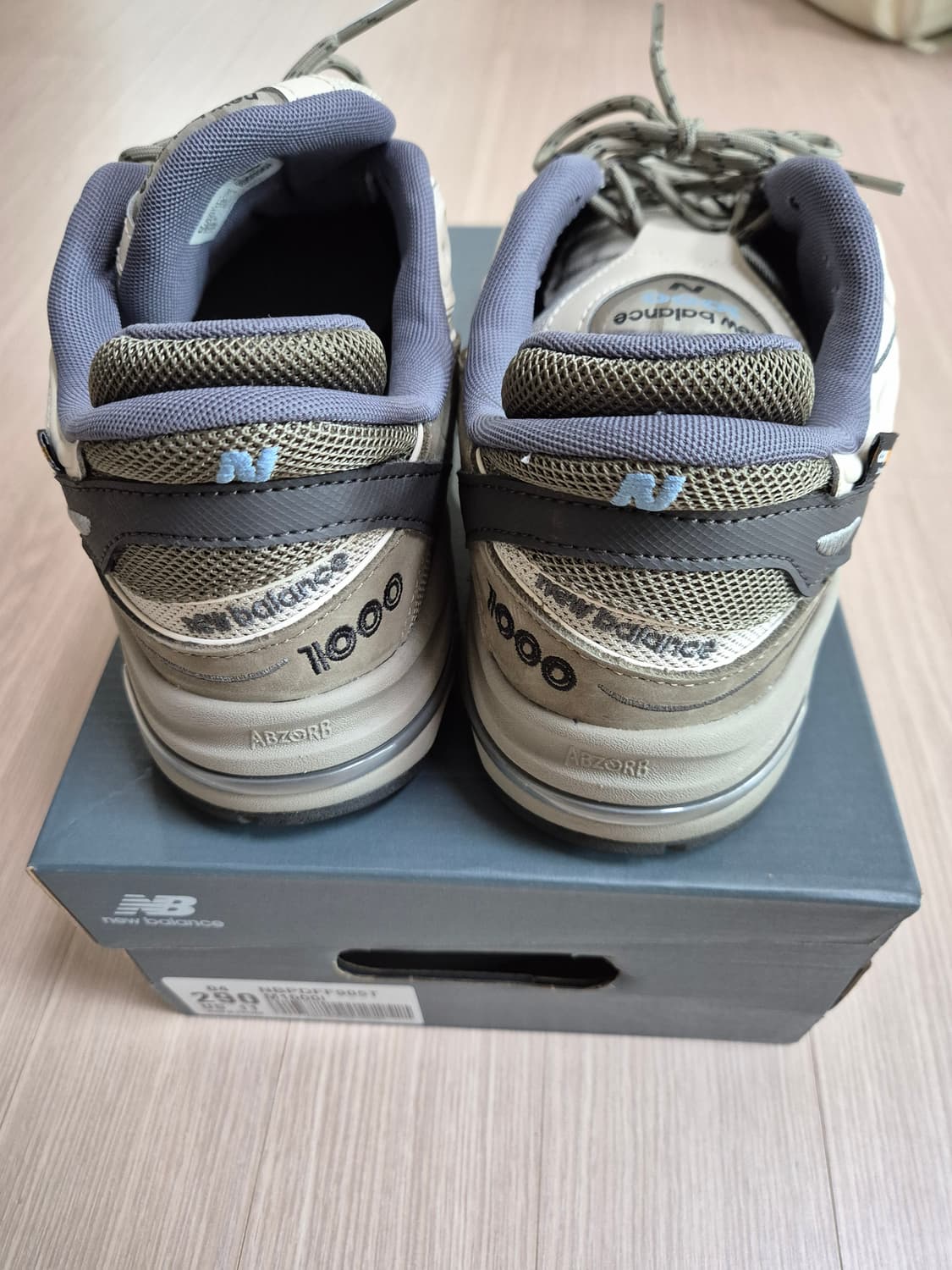 뉴발란스 M1000I  스틸워터 290사이즈 상품이미지4