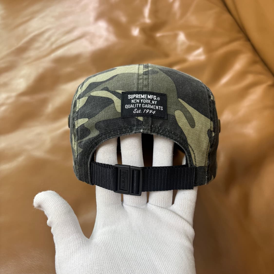 슈프림 캠프캡 모자 박스로고 23ss 밀리터리 카모 올리브 상품이미지7